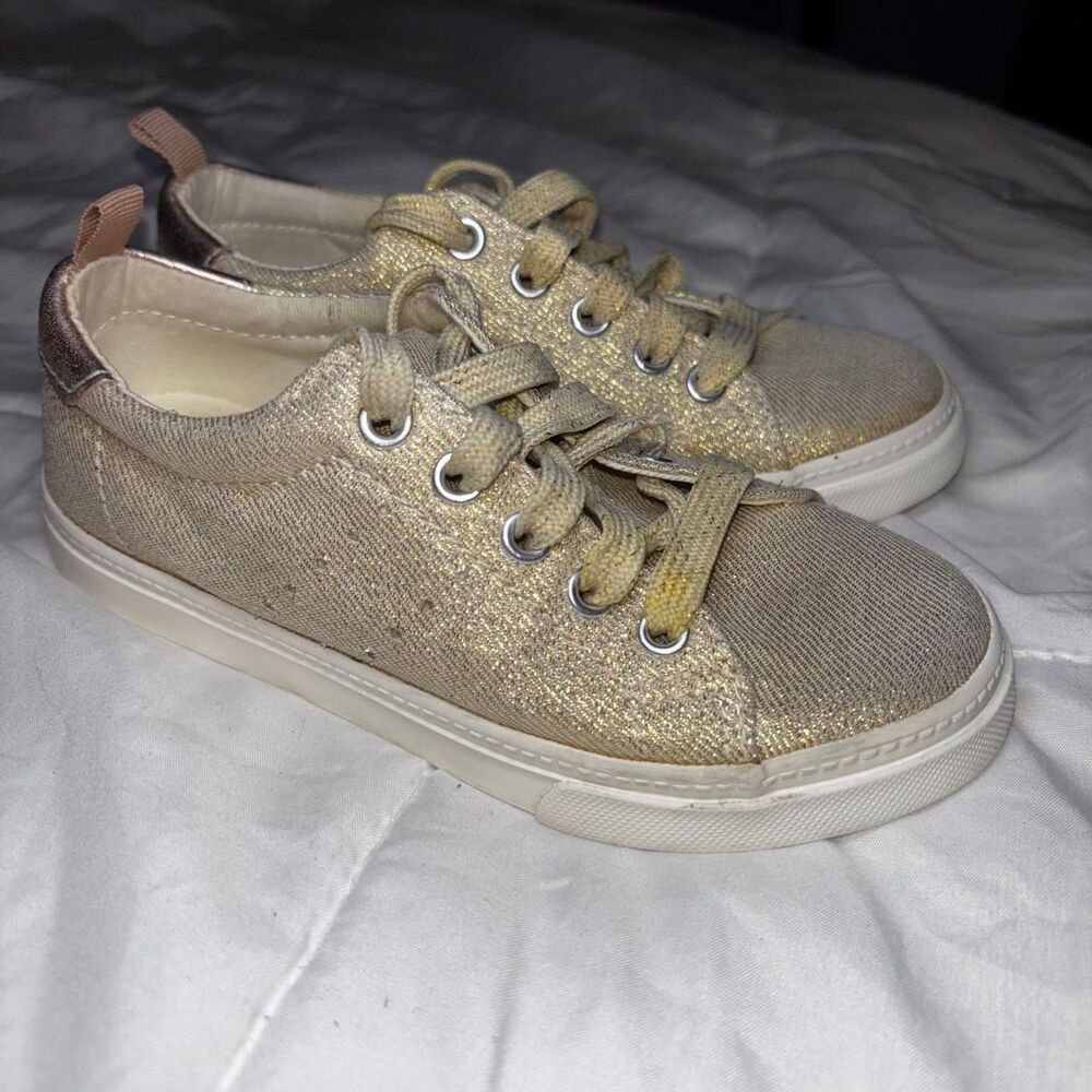 Gymboree Gold and Cream Trainers